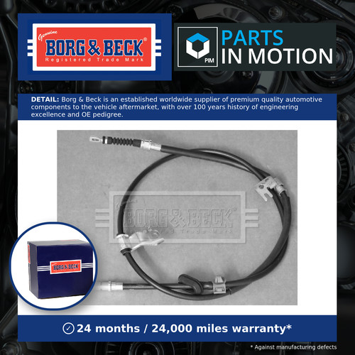 Handbrake cable rear right - handbrake,