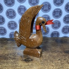 Vintage Wooden Duck Figure