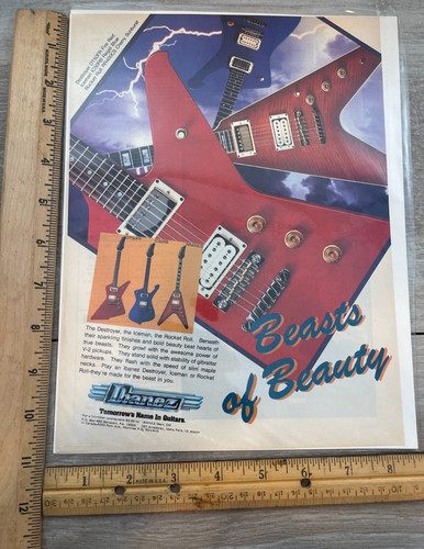 Vintage ibanez guitar - ibanez, ad