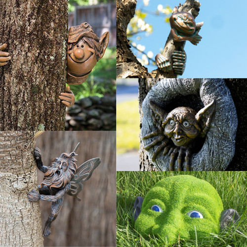 Novelty resin garden tree - novelty,