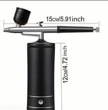 Cordless Portable Airbrush Kit Compressor Makeup Cake Painting Nail Art