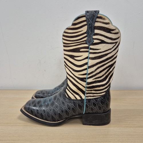 Ariat quickdraw zebra print - zebra,