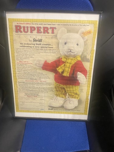 Framed promotional flyer or - a,