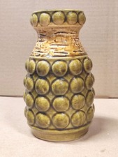 Vintage West German Fat Lava vase by Bay Keramik. Numbered: 64 14. Bubble vase.