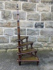 Vintage Spiral Library Steps