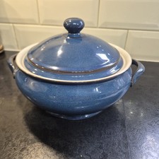 DENBY BOSTON BLUE LARGE LIDDED