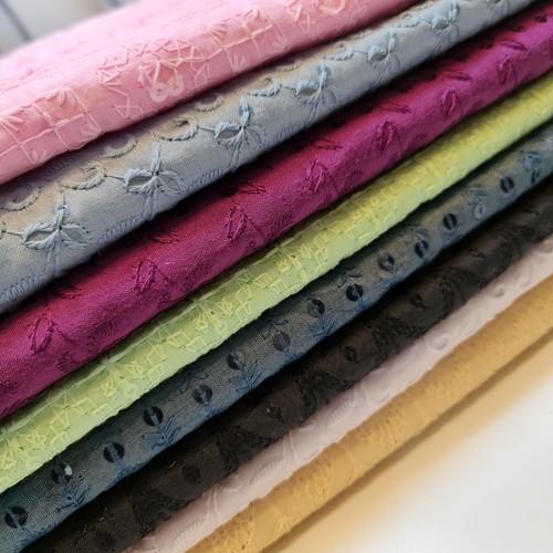 Cotton lawn broderie anglaise - cotton,