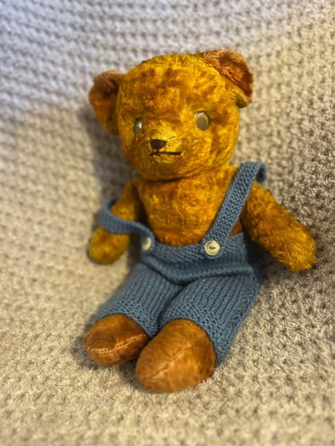 Antique mohair googly eye - mohair,