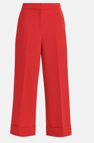 Zara red folded hem - zara,