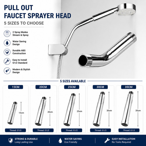 15cm stainless steel shower - 15cm,