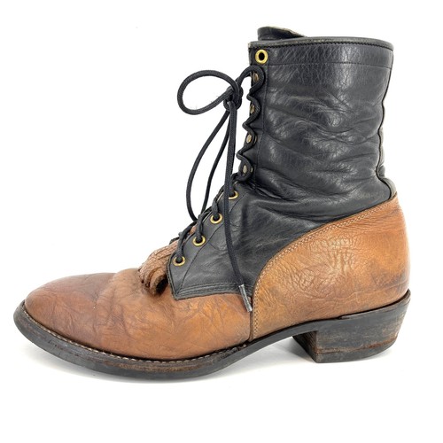 Justin men 12d two tone - men's,