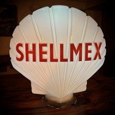 Genuine SHELLMEX glass Petrol Globe