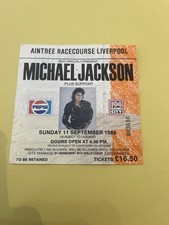 Michael Jackson Ticket Stub