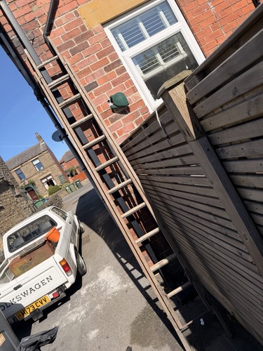 Vintage wooden ladder - ladder, 2x10ft