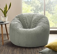 Large Jumbo Cord Beanbag Chair Adult beanbags Ready Filled CLEARANCE PRICE