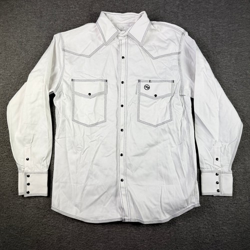 Western welder men white l - western, men's