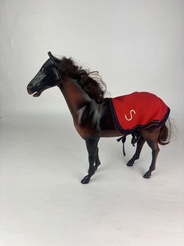 Vintage sindy brown horse - brown, foal