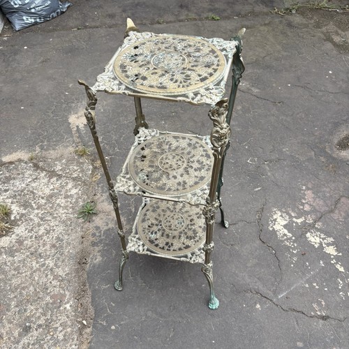 Vintage brass tier ornate - vintage, 3