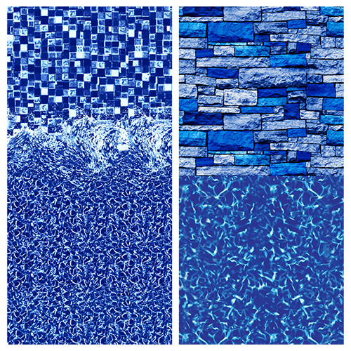 Beaded pool liner - beaded,