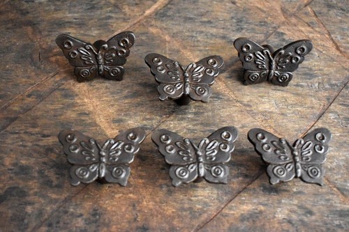 Iron door knobs vintage - door,
