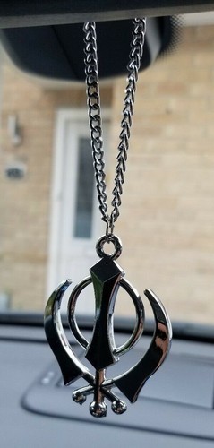 Stainless steel khanda pendant