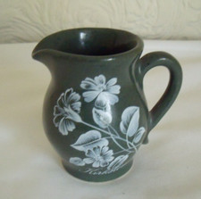 Vintage Kirkstone Pottery Scotch Whisky Water Jug Green Small 3" approx