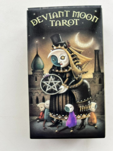 Deviant moon tarot card - moon, tarot: