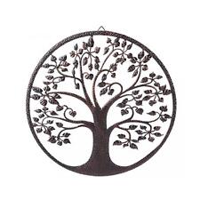 Bronze Tree of Life Garden Wall Plaque Decoration 40cm