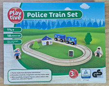 Playtive Wooden Police Train