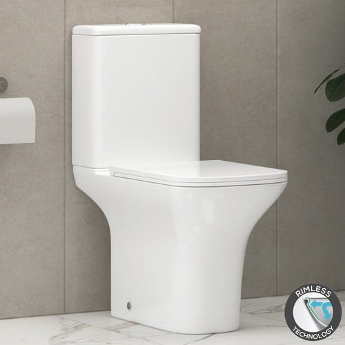 Cube close coupled toilet - cube,