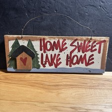 Rustic Wooden Sign HOME SWEET