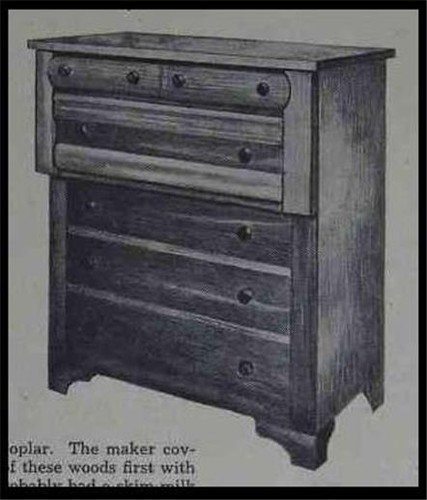 American empire chest - american, of