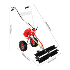 43cc lawn yard sweeper - yard,