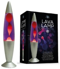 16” Retro Lava Lamp Purple Wax Liquid Relaxation Light Room Decor