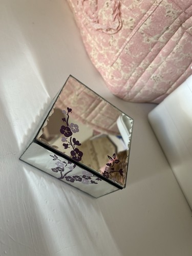 Mirrored glass japanese cherry - glass,