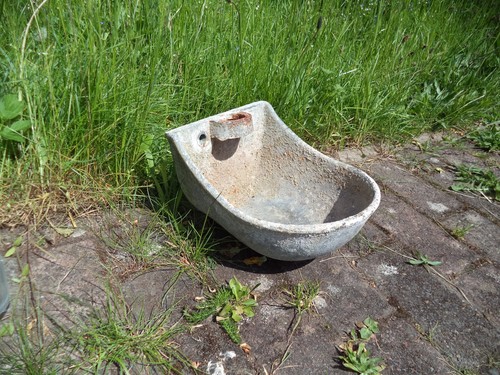 Water trough drinker bowl - trough,