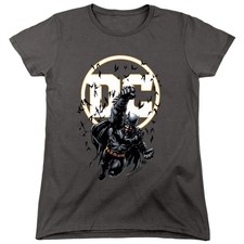 Batman Batman Dc Womens T Shirt Charcoal Officially Licensed
