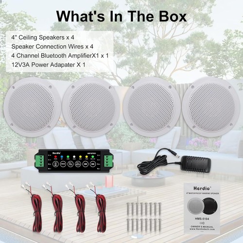 Herdio 4x4 bluetooth - herdio, ceiling