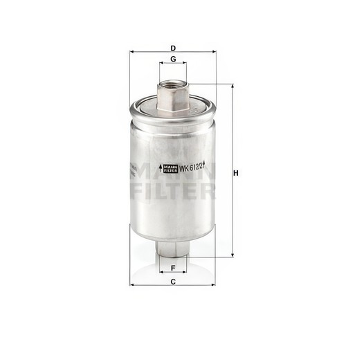Mann wk612 fuel - fuel, filter
