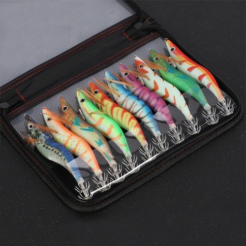 10pc luminous squid jig hook - 10pc,