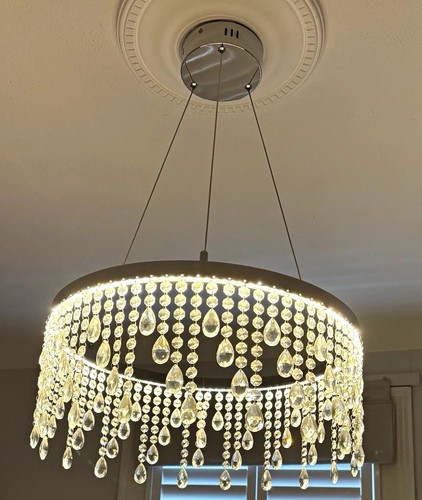 Drum crystal pendant - drum, ceiling