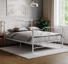 Metal Bed Frame Steel Double