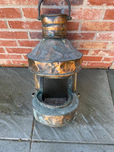 Copper ships port light - copper,