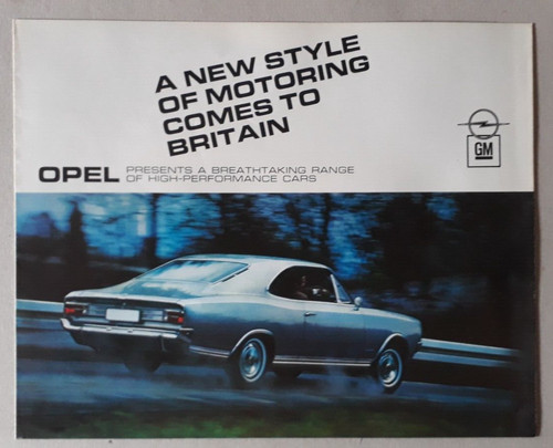 Opel range brochure 1967 - opel,