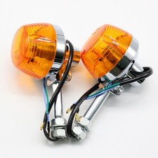 2X Turn Signal Lights For Honda CB100K CB175K CB350K CB360K CB450K CB500K CB550K