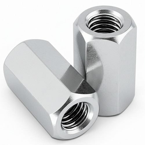 Hex coupling nut threaded - hex,