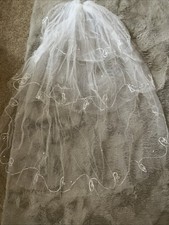 3 Tier Mid Length White Bridal