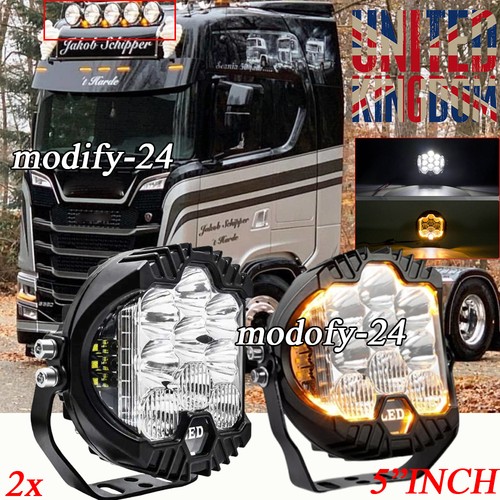 Led round fog spot - 5'',