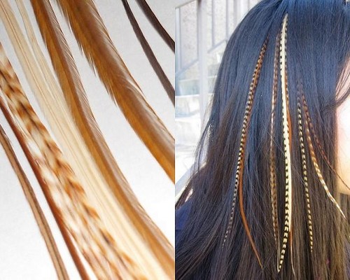 Tribal fusion feathers hair - tribal,