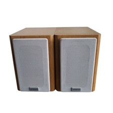 HITACHI AX-M10 Bookshelf Speaker System 4Ohms 20 Watts Pair Fully Working 